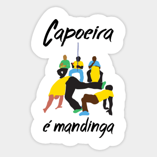 capoeira é mandinga Sticker